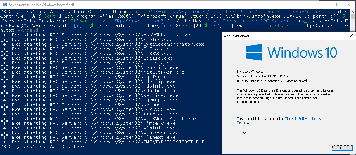 RPC Servers By Export